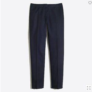 JCrew NWT Cotton Trouser, Navy size 10